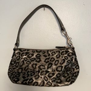 Coach Silver Cheetah Purse